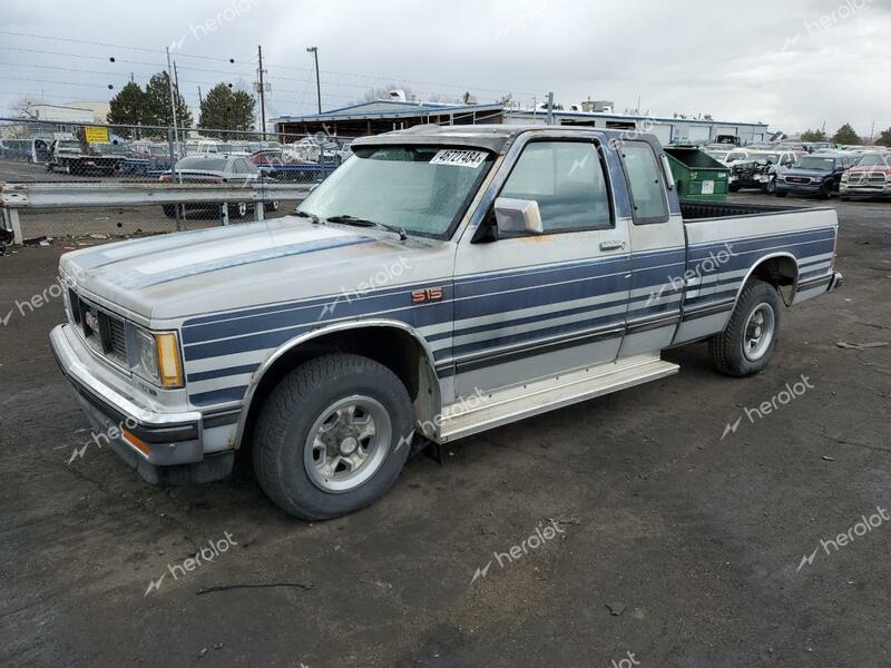 GMC S TRUCK S1 1985 blue  gas 1GTCS14B4F2520594 photo #1