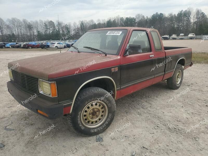 GMC S TRUCK S1 1985 two tone pickup gas 1GTCT14B6F2541881 photo #1