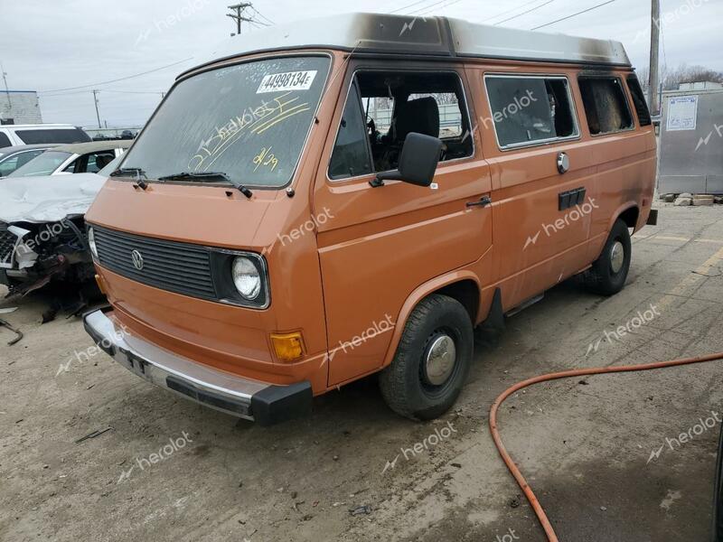 VOLKSWAGEN VANAGON 1982 orange sports v gas WV2ZA0257CH119099 photo #1