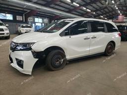 HONDA ODYSSEY EX 2019 white  gas 5FNRL6H72KB121068 photo #2