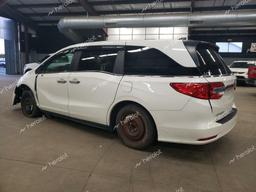 HONDA ODYSSEY EX 2019 white  gas 5FNRL6H72KB121068 photo #3