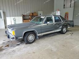 FORD LTD CROWN 1986 gray sedan 4d gas 2FABP43FXGX207055 photo #2