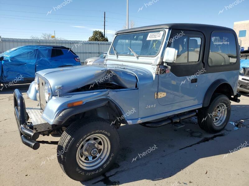 JEEP JEEP CJ7 1985 blue  gas 1JCCF87E5FT060082 photo #1