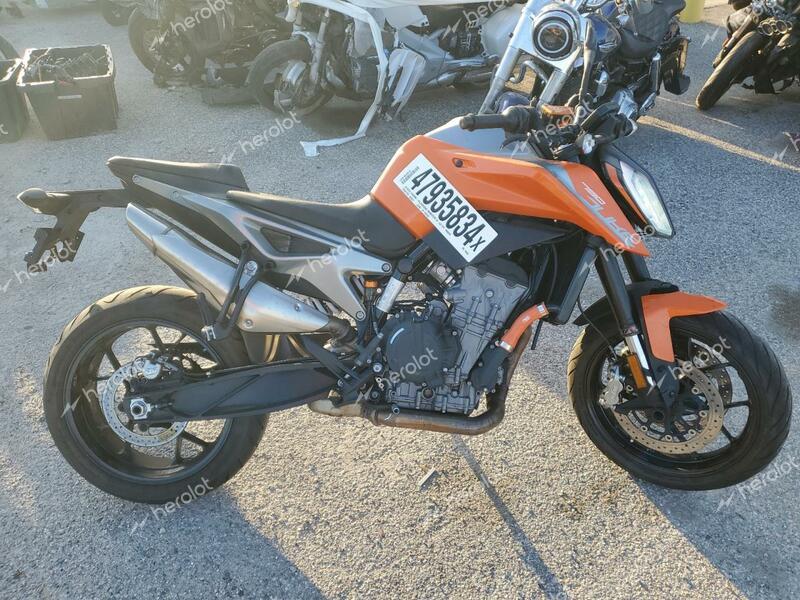 KTM 790 DUKE 2019 orange  gas VBKTU6404KM739350 photo #1