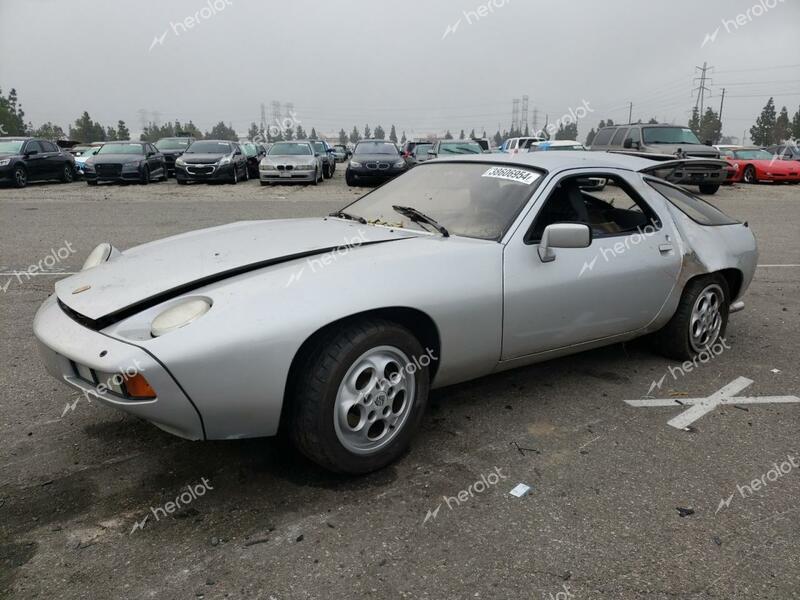 PORSCHE 928 1978 silver   9288100289 photo #1