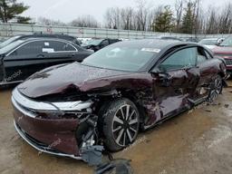 LUCID MOTORS AIR GRAND 2022 burgundy  electric 50EA1GBA8NA003161 photo #2