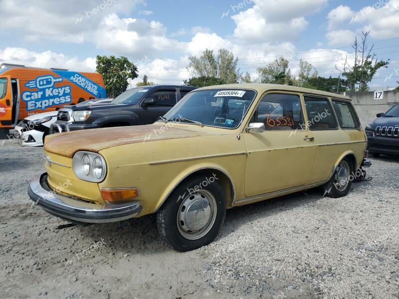 VOLKSWAGEN WAGON 1972 yellow   4622002762 photo #1