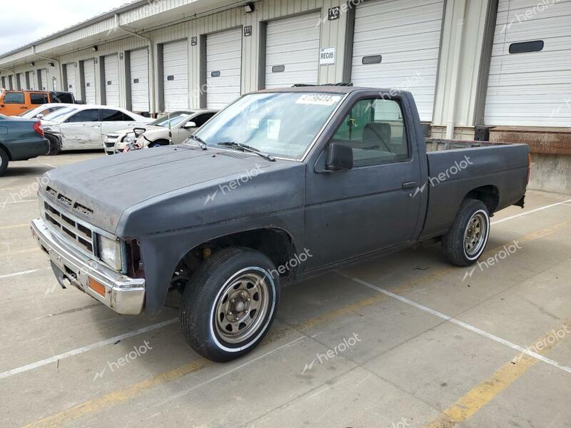 NISSAN D21 SHORT 1989 maroon pickup gas 1N6ND11SXKC349052 photo #1