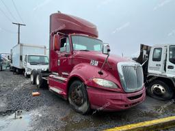 INTERNATIONAL PROSTAR PR 2011 maroon tractor diesel 3HSCUSJRXBN397793 photo #2