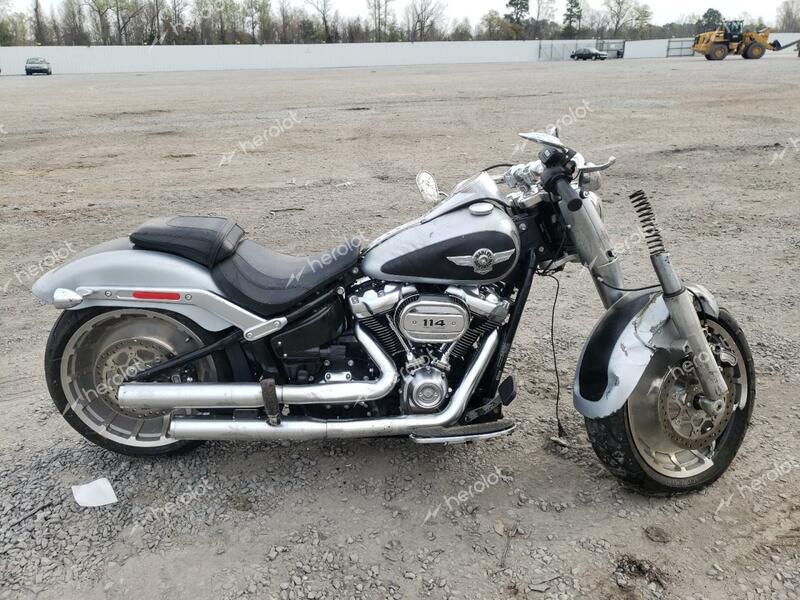 HARLEY-DAVIDSON FLFBS 2020 silver  gas 1HD1YGK27LB010276 photo #1