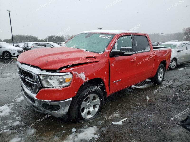 RAM 1500 BIG H 2022 red  gas 1C6SRFFT8NN158848 photo #1