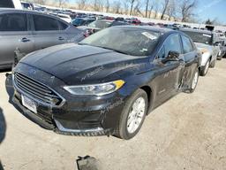 FORD FUSION SEL 2019 black  hybrid engine 3FA6P0MU2KR139025 photo #2