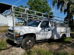 CHEVROLET 3500 SILVE 2002 white  gas 1GBJC34U52E233005 photo #2