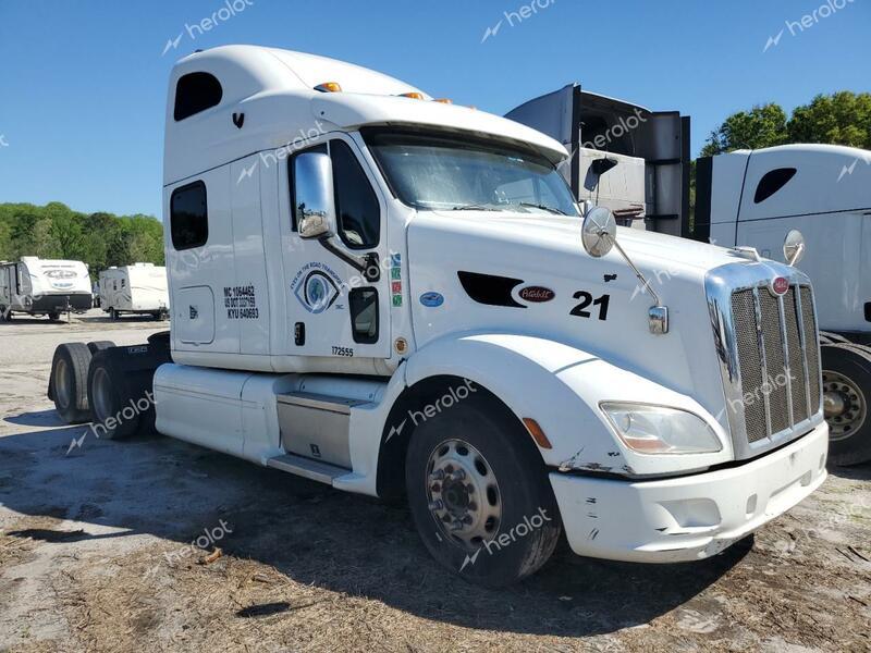 PETERBILT 587 2012 white tractor diesel 1XP4DP9X8CD135494 photo #1