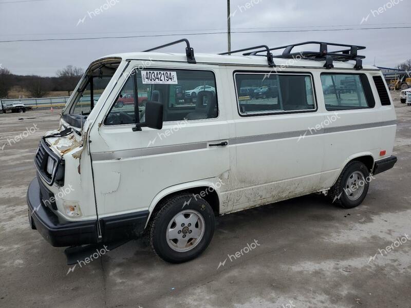 VOLKSWAGEN VANAGON BU 1988 white  gas WV2YB0257JH015167 photo #1