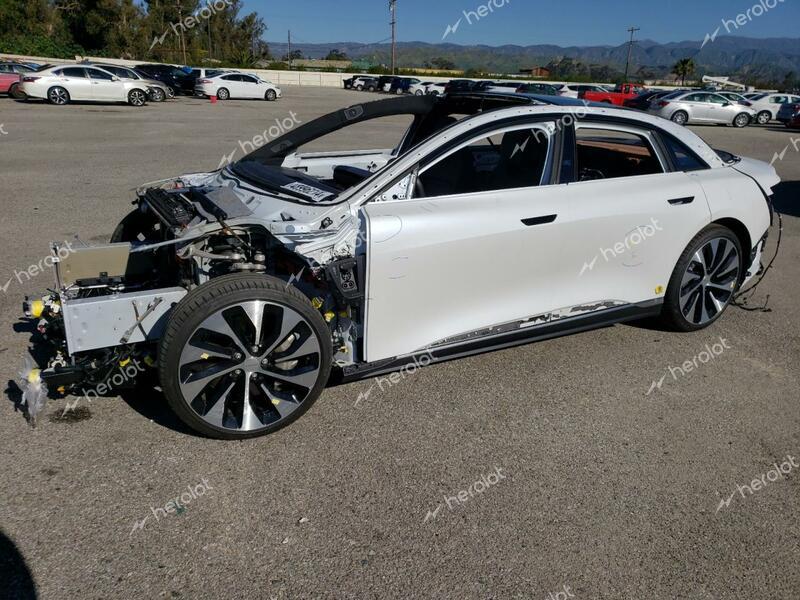 LUCID MOTORS AIR GRAND 2022 white  electric 50EA1GBA1NA005639 photo #1