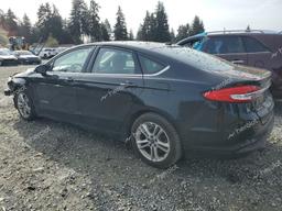 FORD FUSION SE 2018 black  hybrid engine 3FA6P0LU5JR116273 photo #3