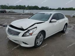 INFINITI Q40 2015 white  gas JN1CV6AR4FM521306 photo #2