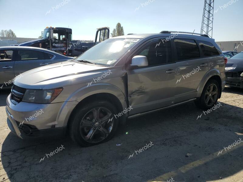 DODGE JOURNEY CR 2017 gray 4dr spor flexible fuel 3C4PDCGGXHT507557 photo #1