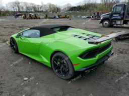 LAMBORGHINI HURACAN 2017 green converti gas ZHWUR2ZF7HLA08210 photo #3