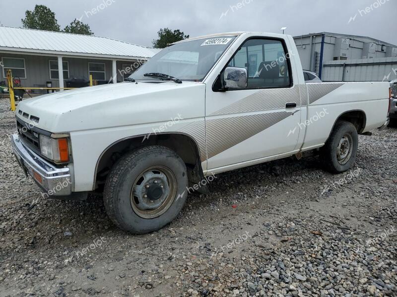 NISSAN D21 SHORT 1988 white pickup gas 1N6ND11S7JC375106 photo #1