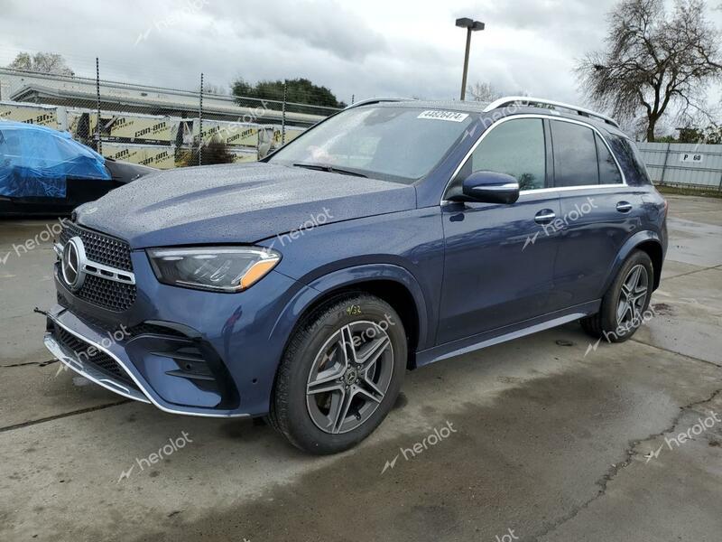 MERCEDES-BENZ GLE 450E 4 2024 blue  hybrid engine 4JGFB4GB9RB120170 photo #1