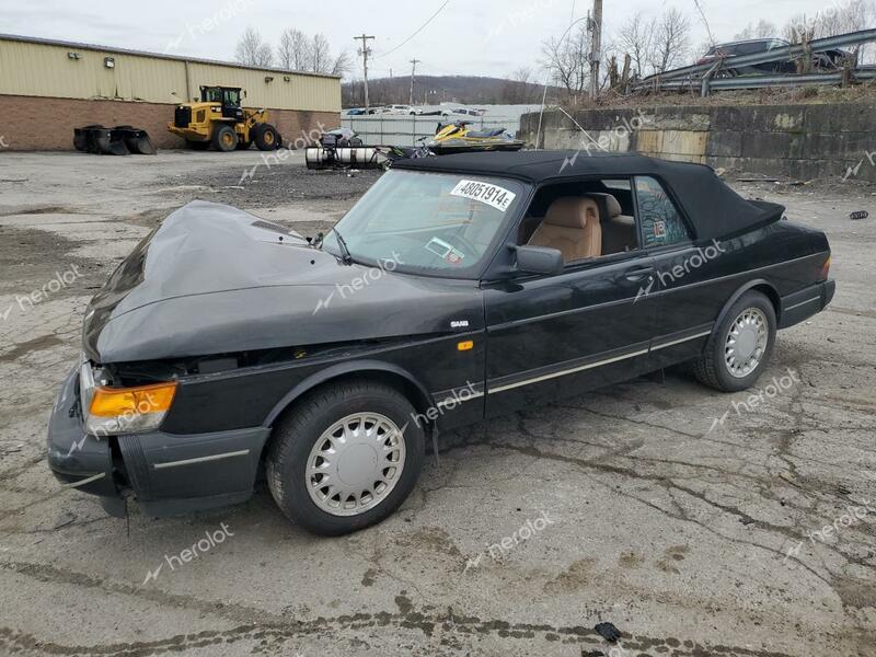 SAAB 900 BASE 1991 black  gas YS3AL75L0M7021296 photo #1