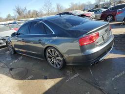 AUDI S8 QUATTRO 2013 charcoal  gas WAUD2AFDXDN011430 photo #3