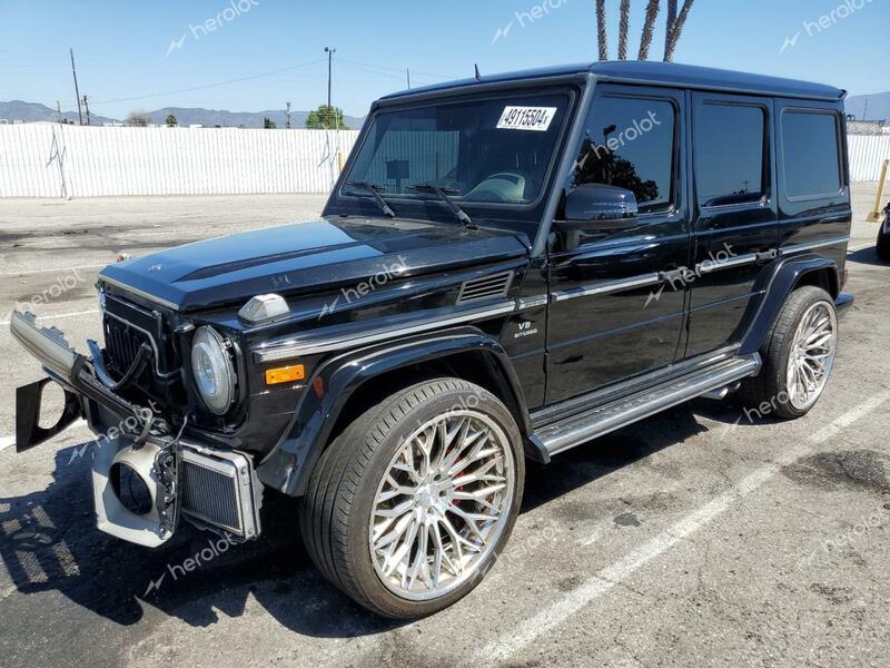 MERCEDES-BENZ G 63 AMG 2016 black  gas WDCYC7DF6GX258987 photo #1