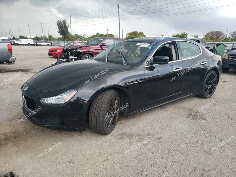 MASERATI GHIBLI 2015 black sedan 4d gas ZAM57XSA2F1129789 photo #1