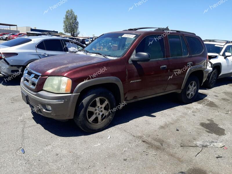 ISUZU ASCENDER S 2007 burgundy  gas 4NUDS13S572700758 photo #1