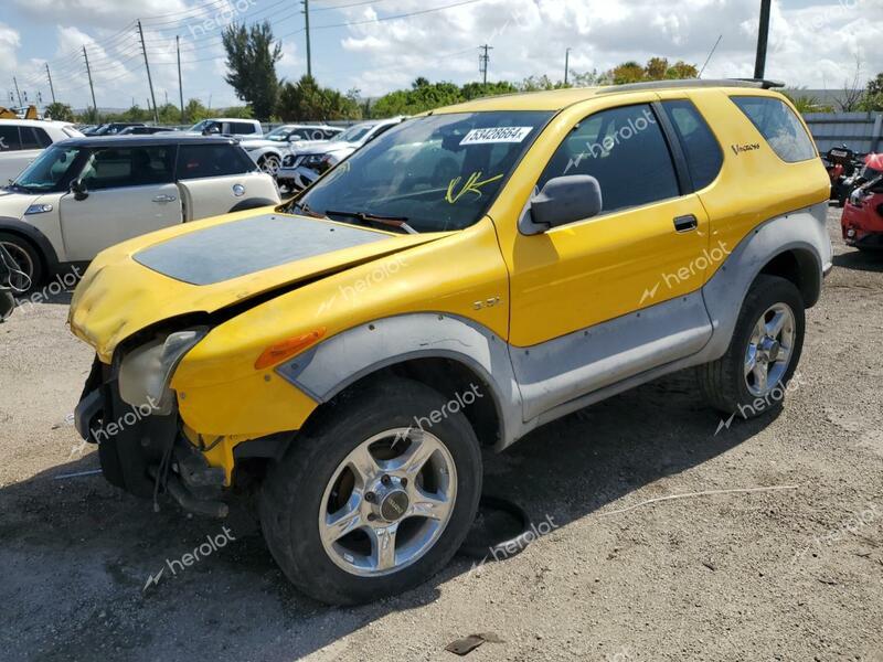 ISUZU VEHICROSS 2001 yellow 2dr spor gas JACCN57X517D01078 photo #1