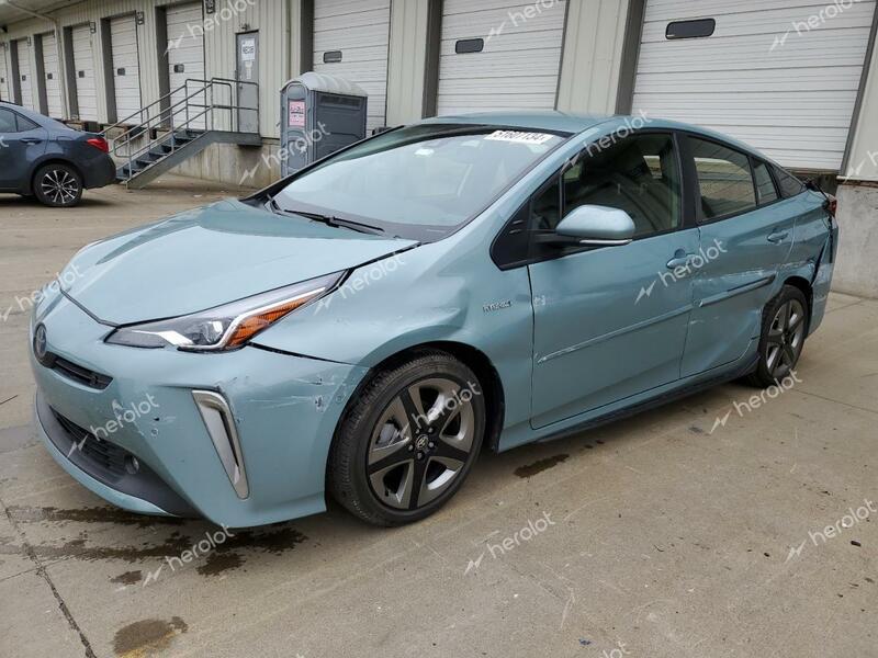 TOYOTA PRIUS NIGH 2022 turquoise  hybrid engine JTDKAMFU0N3167021 photo #1