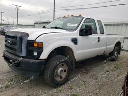 FORD F250 SUPER 2009 white  gas 1FTSX21579EA43437 photo #2