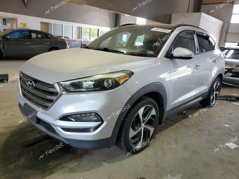 HYUNDAI TUCSON LIM 2016 silver 4dr spor gas KM8J3CA26GU120073 photo #1