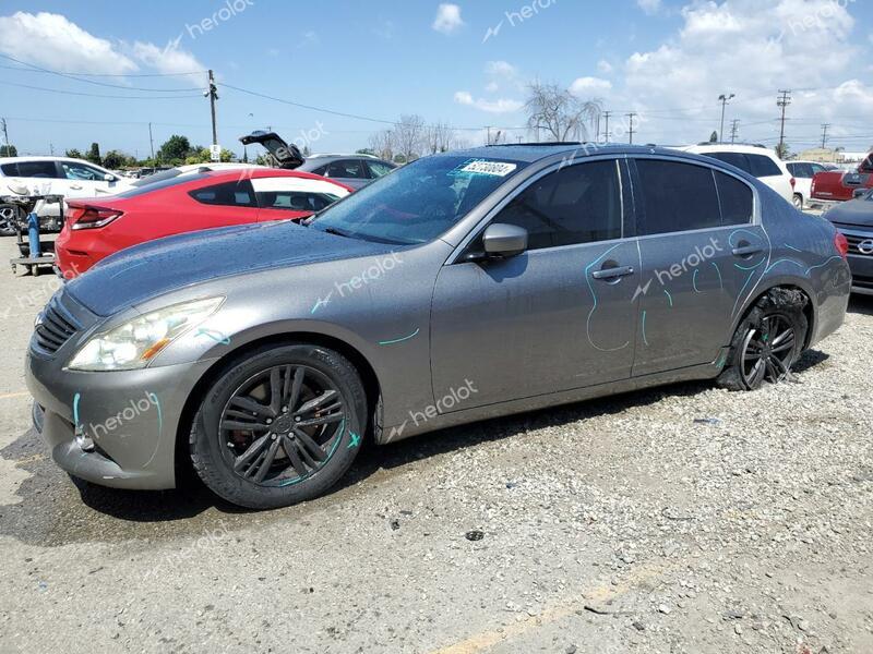 INFINITI G25 BASE 2011 gray sedan 4d gas JN1DV6AP3BM604108 photo #1