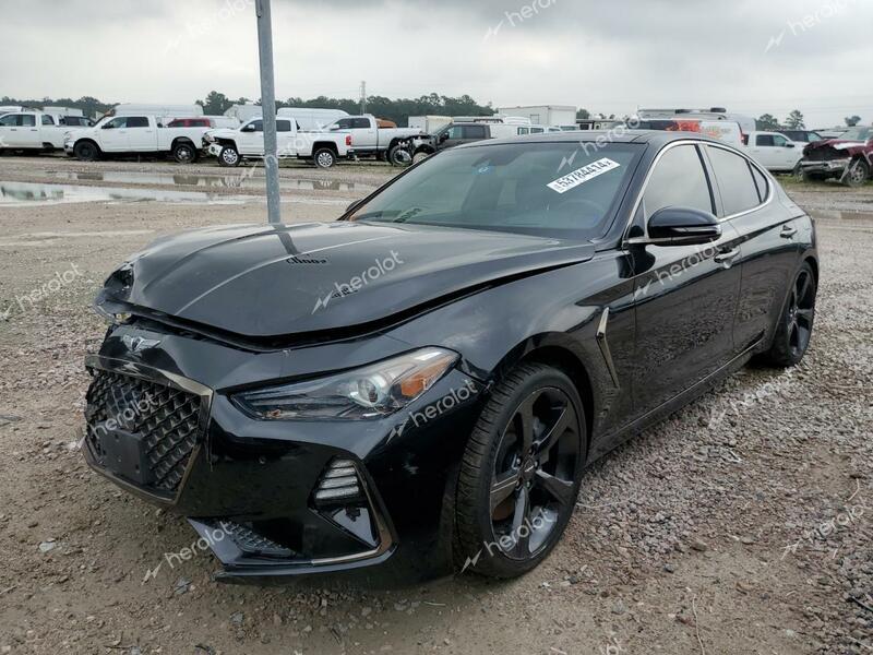 GENESIS G70 PRESTI 2020 black  gas KMTG44LA7LU053209 photo #1