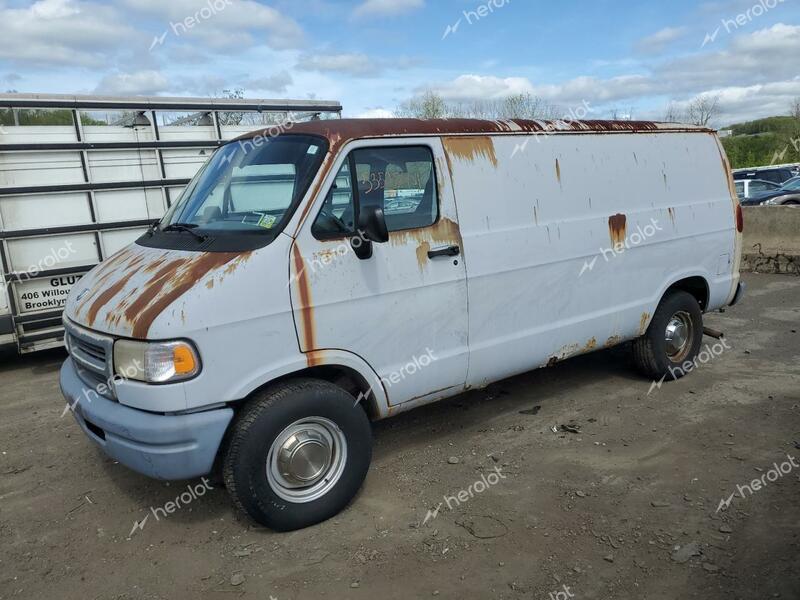 DODGE RAM VAN B2 1996 gray  gas 2B7HB21Y0TK188678 photo #1