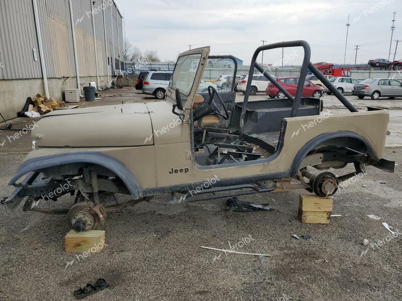 JEEP JEEP CJ7 1985 beige 2dr spor gas 1JCCF87E4FT127836 photo #1