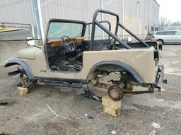 JEEP JEEP CJ7 1985 beige 2dr spor gas 1JCCF87E4FT127836 photo #3