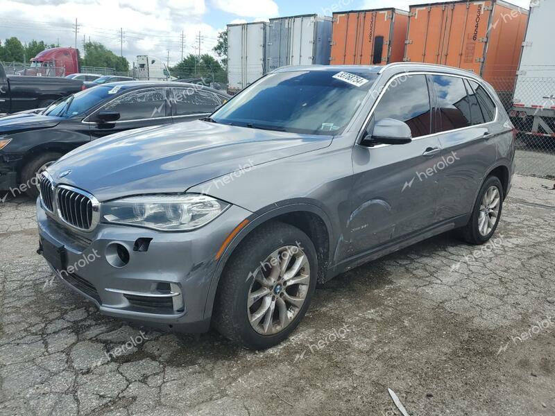 BMW X5 XDRIVE3 2015 gray 4dr spor gas 5UXKR0C56F0P09710 photo #1