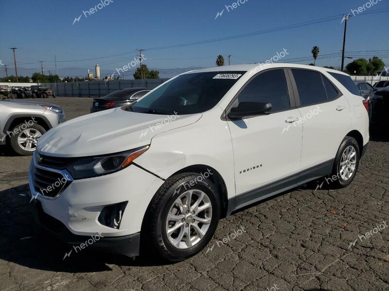 CHEVROLET EQUINOX LS 2020 white  gas 3GNAXHEV7LS631898 photo #1