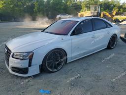 AUDI S8 PLUS QU 2016 white sedan 4d gas WUAJ5AFD1GN900346 photo #2