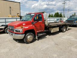 CHEVROLET C5500 C5C0 2009 red chassis gas 1GBE5C1G49F402221 photo #2