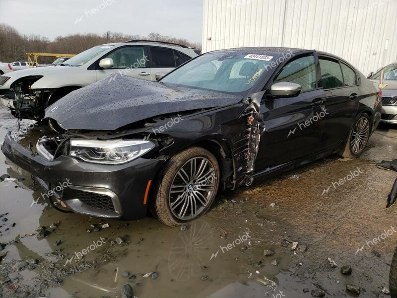 BMW M550XI 2019 gray  gas WBAJB9C5XKB464895 photo #1