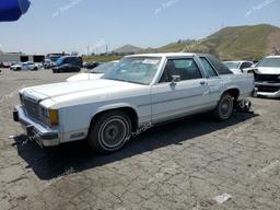 FORD LTD CROWN 1985 white  gas 1FABP42F6FZ117721 photo #2