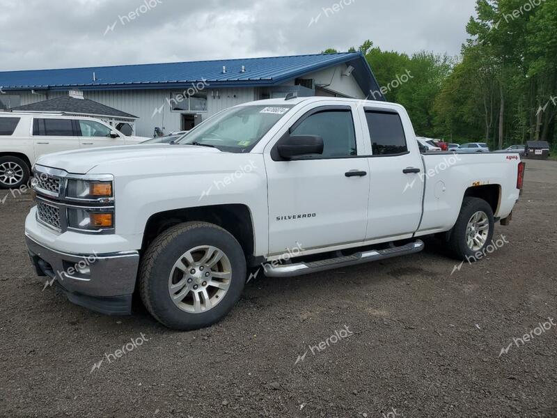 CHEVROLET SILVERADO 2014 white 4dr ext gas 1GCVKREC6EZ222245 photo #1