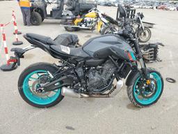 YAMAHA MT07 2022 blue  gas JYARM32E6NA004055 photo #2