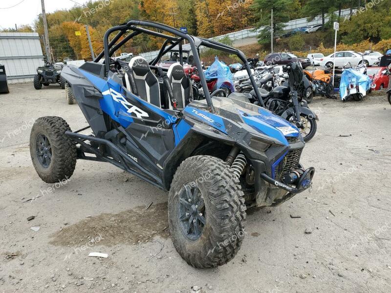 POLARIS RZR TURBO 2021 blue  gas 3NSPAE926MG621658 photo #1