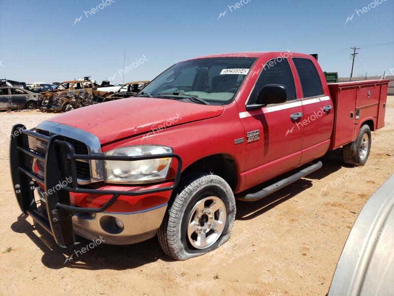 DODGE RAM 2500 S 2008 red  gas 3D3KS28D48G186257 photo #1